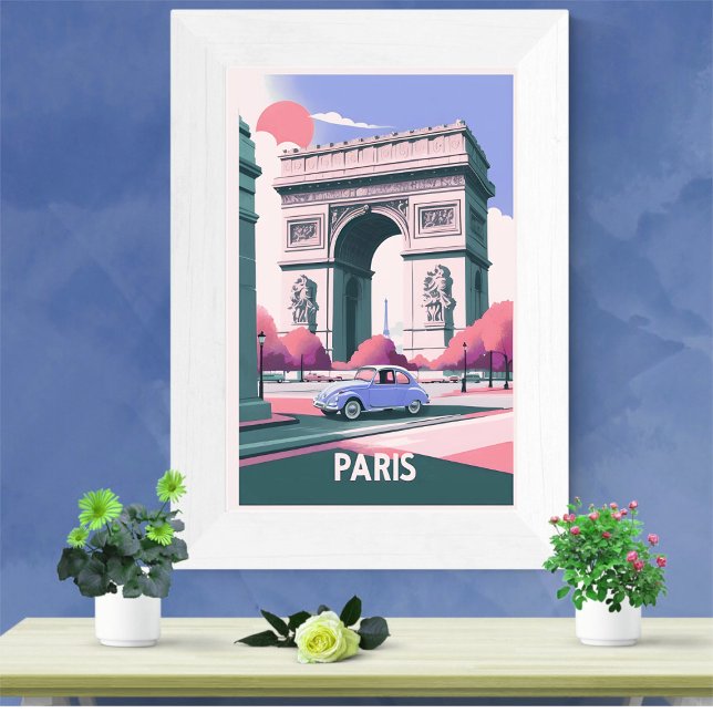 Affiche Paris Travel (Créateur téléchargé)