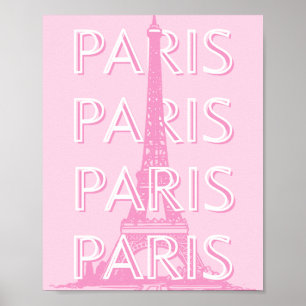 Affiche Paris Travel Art, Travel Art, Preppy Art, Rose