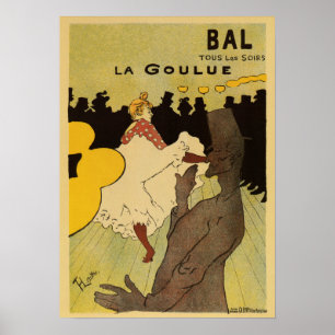 Affiche Paris vie nocturne 1891 Toulouse Lautrec