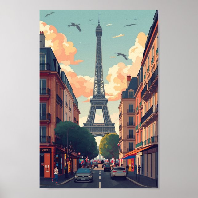 Affiche Paris Wall Art Print (Devant)
