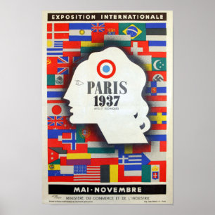 Affiche Paris-Weltausstellung 1937