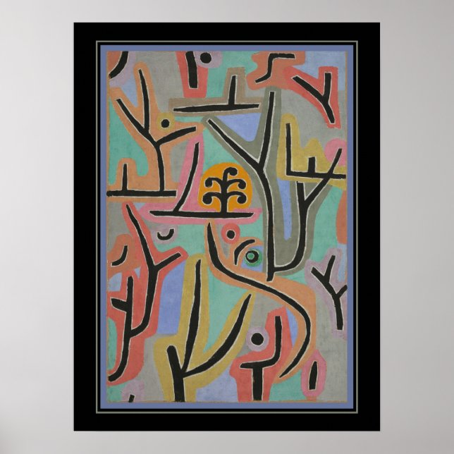 Affiche "Park Bei Lu" par Paul Klee (Devant)