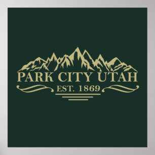 Affiche Park city Utah