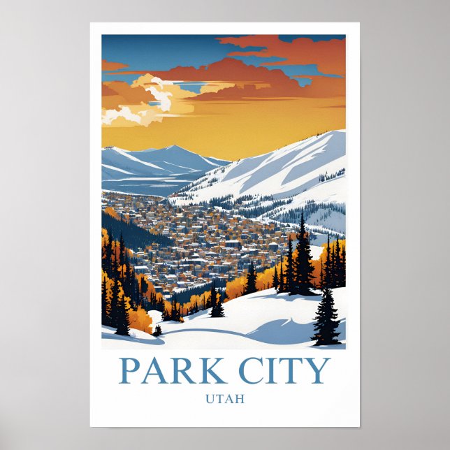 Affiche Park City Utah