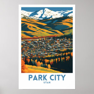 Affiche Park City Utah Travel