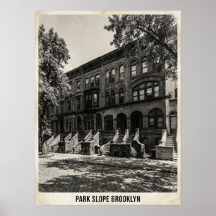 Affiche Park Slope Brooklyn New York