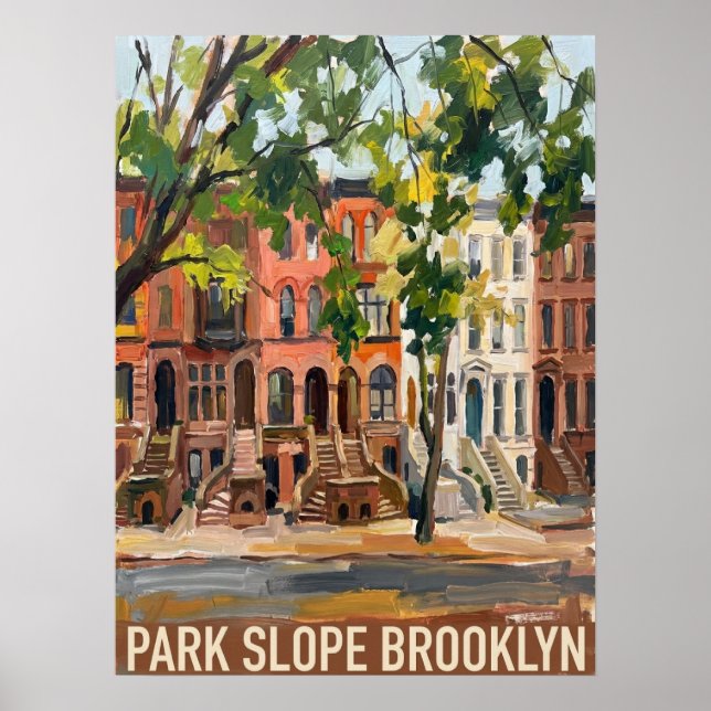 Affiche Park Slope Brooklyn New York (Devant)