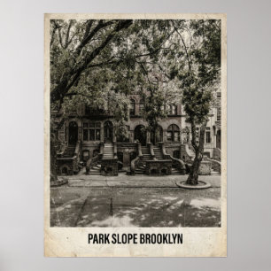 Affiche Park Slope Brooklyn New York