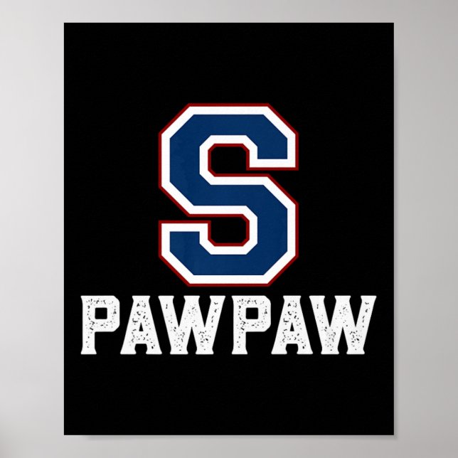 Affiche Parkersburg South Patriots Logo Mon nom favori P (Devant)