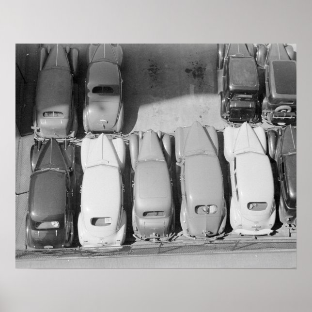 Affiche Parking, 1940. Photo ancienne (Devant)