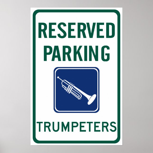 Affiche Parking des trompettes (Devant)
