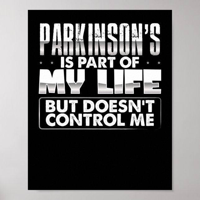 Affiche Parkinsons Fait Partie De Mon Life Parkinsons (Devant)
