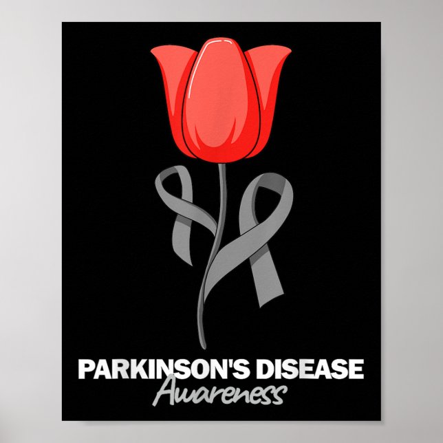Affiche Parkinsons Sensibilisation à la maladie Mois d'avr (Devant)