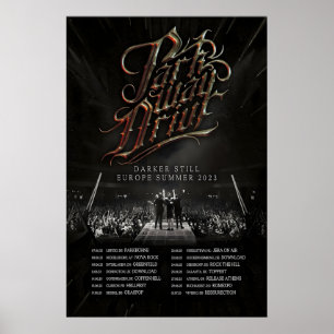 Affiche Parkway Drive Darker Still023 Tour REPRODUCTION