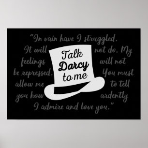 Affiche Parle Darcy à moi II