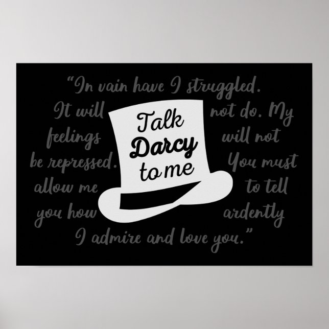 Affiche Parle Darcy à moi II (Devant)