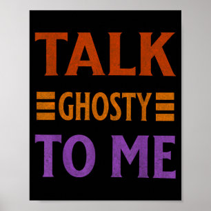 Affiche Parle-moi fantomatiquement Costume drôle d'Hallowe
