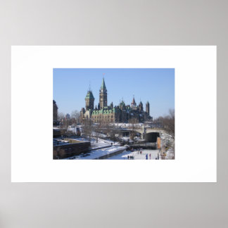 Affiche Parlement d'Ottawa