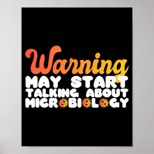 Affiche Parler de microbiologie Microbiologiste 3