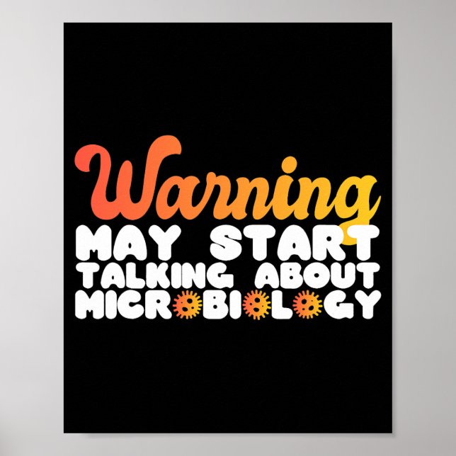 Affiche Parler de microbiologie Microbiologiste 3 (Devant)