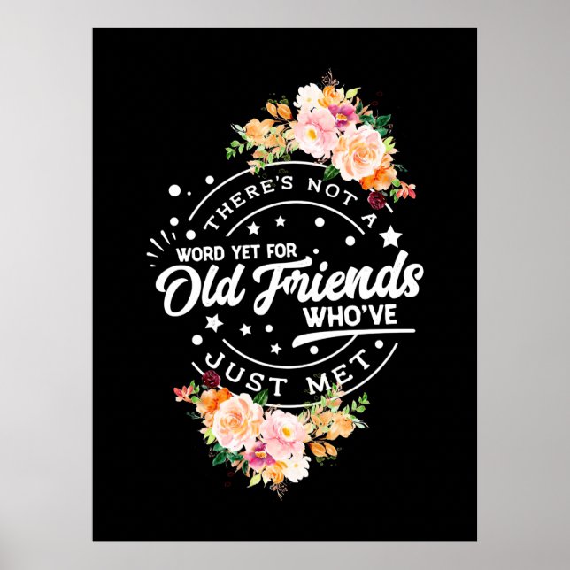 Affiche Parler encore pour les amis anciens (Devant)