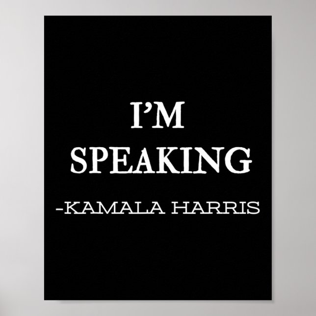 Affiche Parler Kamala Harris 4 (Devant)