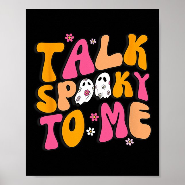 Affiche Parlez Éffrayant Pour Moi Costume Halloween Corres (Devant)