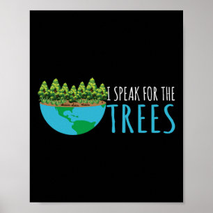 Affiche Parlez Pour Les Militants Des Arbres Environnement