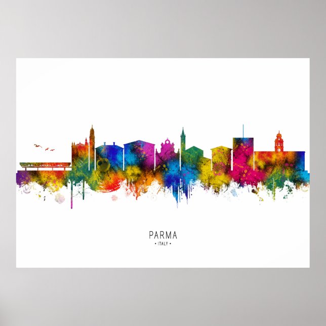 Affiche Parma Italy Skyline (Devant)
