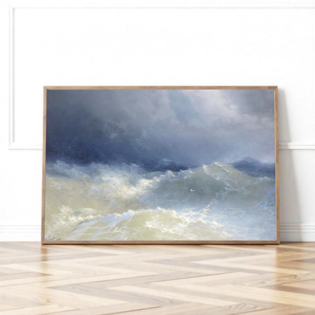 Affiche Parmi les vagues, Aivazovsky (Créateur téléchargé)