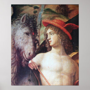 AFFICHE PARNASSUS / MERCURY WITH PEGASUS
