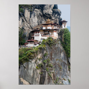 Affiche Paro Taktsang : Le monastère du nid de tigre - Bho