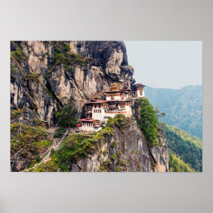 Affiche Paro Taktsang : Le monastère du nid de tigre - Bho