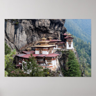 Affiche Paro Taktsang : Le monastère du nid de tigre - Bho
