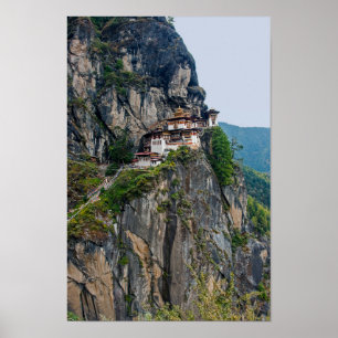 Affiche Paro Taktsang : Le monastère du nid de tigre - Bho