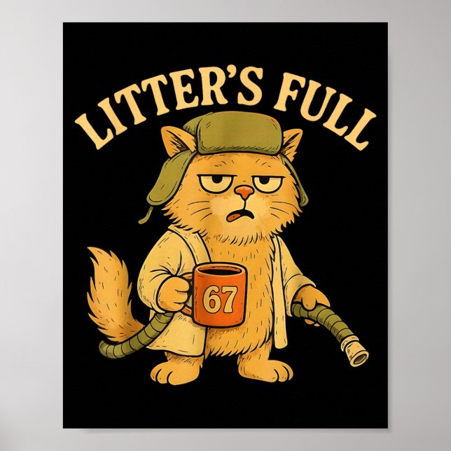 Affiche Parodie de chat complet de Funny Litter 67 Six Sep (Devant)