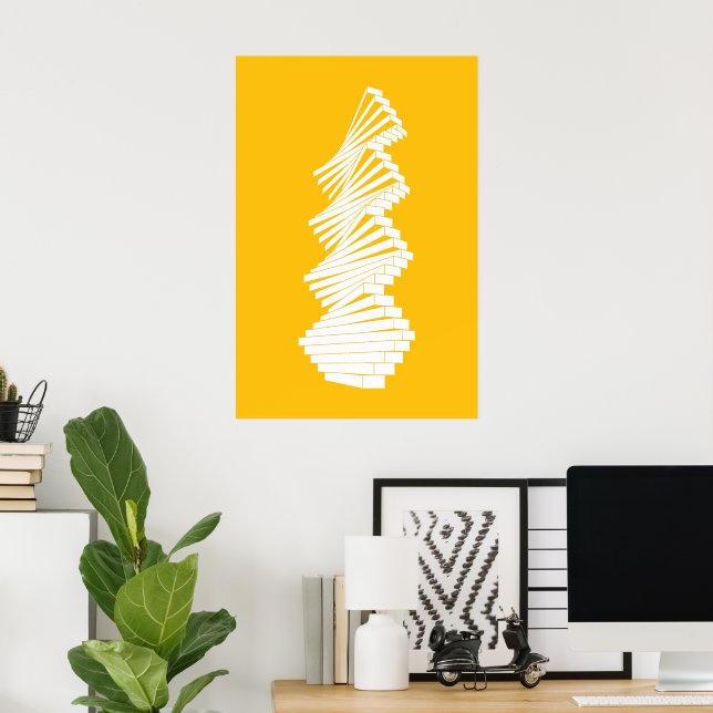 Affiche paroi articulée (Bureau à domicile)
