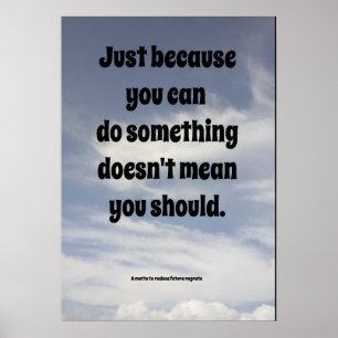 Affiche Paroles de sagesse.