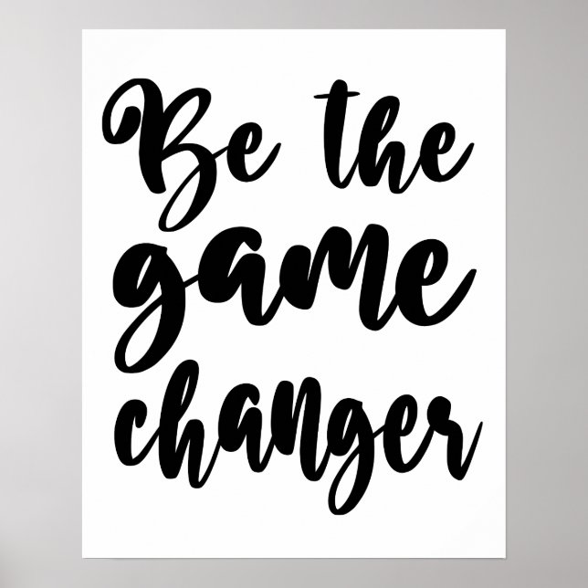 Affiche Paroles encourageantes Soyez celui qui change la d (Devant)