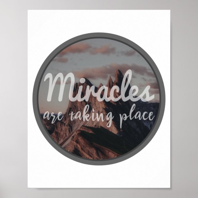 Affiche paroles inspirantes du matin pour l'amour de soi (Devant)