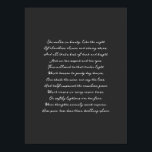 Affiche Paroles Personnalisées Imprimer, Chanson Lyrics Po<br><div class="desc">Élégante chanson paroles mur art,  texte de chanson imprimé,  chanson lyrique mariage,  première impression de danse. Ajoutez vos paroles ou poèmes personnalisés pour faire un beau cadeau personnalisé. Un cadeau d'anniversaire parfait ou une idée de cadeau de la Saint Valentin réfléchie.</div>