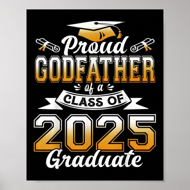 Affiche Parrain 2025 Graduation Fière Parrain Cl De 20 (Devant)