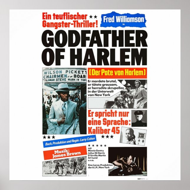 Affiche Parrain de Harlem (Devant)