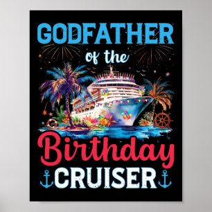Affiche Parrain du Funny Cruise Bir de l'anniversaire du c