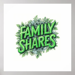 Affiche Partages de famille