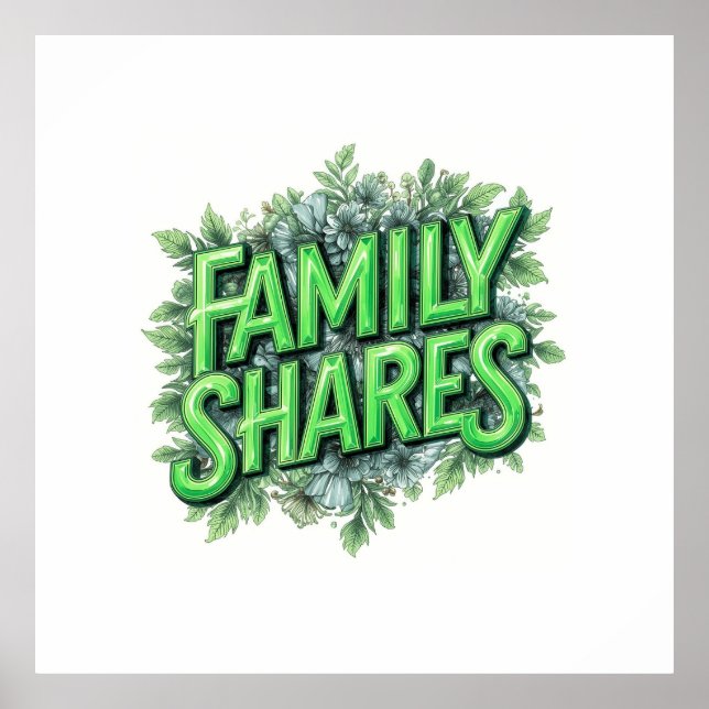 Affiche Partages de famille (Devant)