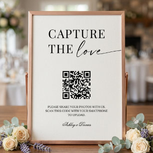 Affiche Partagez des photos de mariage élégantes et simple