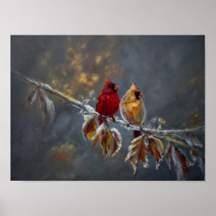 Affiche "Partagez l'esprit" Cardinaux par Jason Street
