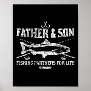 Affiche Partenaire vintage Pour La Vie Père Son Papa Kid M