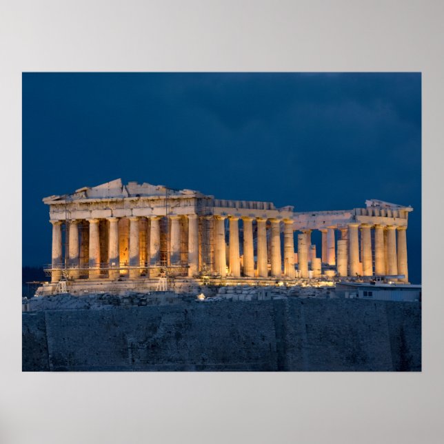 Affiche Partenon. Athènes, Grèce (Devant)